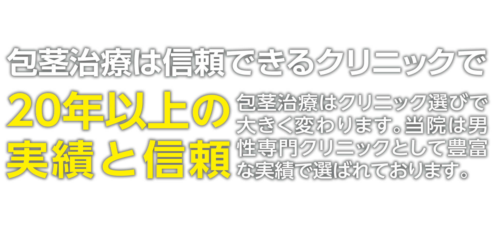 20年以上の信頼と実績